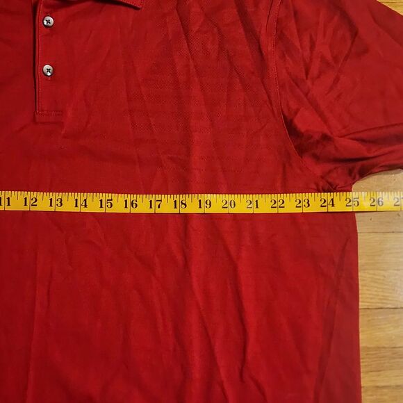 Nike Shirt Mens XL Red Tiger Woods Golf Collection Lakeridge Polo Short Sleeve - Picture 7 of 7